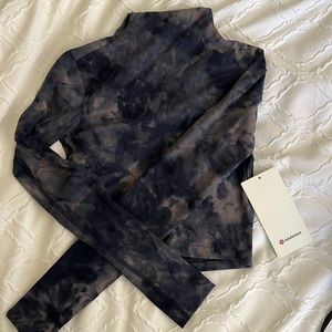 LULULEMON all aligned mock neck LS